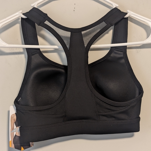 NWT Avia Racerback Mesh Back Medium Spandex Support Sports Bra Size X-Small 0-2 - Picture 6 of 12